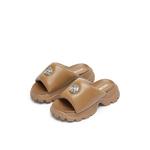 Шлепанцы женские хаки Sugarsu - фото 3