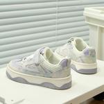 Детские скейтбордические кроссовки Kids WARRIOR, бежево-фиолетовые - фото 9