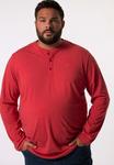 Топ с длинными рукавами HENLEY Men Plus, красный - фото