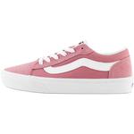 Vans Женские скейтборд кроссовки pink white - фото
