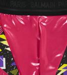 Леггинсы с принтом Balmain Kids, Fuxia - фото 3