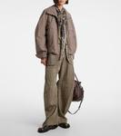 Вышитая куртка Acne Studios, Mud Grey - фото 2