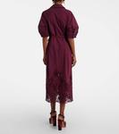 Хлопковое платье-рубашка Erdem, Nightshade - фото 3