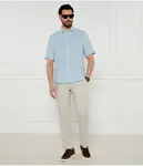 Льняная рубашка Rash_2_m Regular fit Boss Orange, синий - фото 2