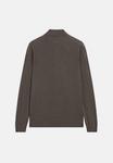 Топ Massimo Dutti Long sleeved top, Dark Brown - фото 6