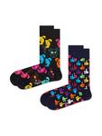Носки Happy Socks 2-Pack Dog 1, черный - фото