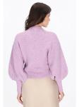 Женский свитер сиреневого цвета faina - фото 4