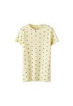 Футболка Name it Print T-shirt, Double Cream/Beige - фото
