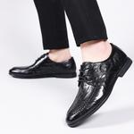 Черные туфли Dress Shoes Men's Black SHUPATE, однослойные - фото 4