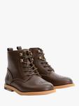 Детские кожаные броги Buster Young Soles, Dark Brown - фото 2