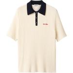 Рибленый кашемировый поло MIU MIU, Natural - фото