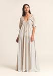 Платье ST MRLO FLORENCE , Camel Stripe/Nude - фото 2
