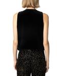 Жилет Emaux Velvet Noir Zadig & Voltaire, черный - фото 3