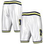 Мужские шорты Mitchell & Ness White Michigan Wolverines 1991 - фото 4