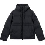 Куртка утепленная с капюшоном STONE ISLAND, черный - фото