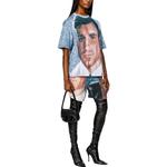 DIESEL Футболка унисекс синяя - фото 4