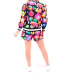 Куртка-бомбер с рюшами в леопардовом принте Pop Cheetah Emily McCarthy - фото 3