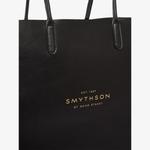 Сумка-тоут кожаная Smythson Pavilion Kingly, черный - фото 2