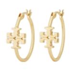 Серьги-кольца Eleanor TORY BURCH - фото