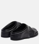 Мини Робин кожаные мюли The Attico, черный - фото 2