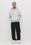Худи PULL&BEAR BOXY FIT, Light Grey - фото 2