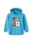 Толстовка с капюшоном Minoti, бирюзовый - фото 5