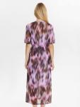 Короткое платье миди с абстрактным принтом Numph, Purple/Multi - фото 2