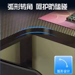 Угловой компьютерный стол Jieke 140x120 см, L-образный, для дома и офиса, с карбоновой черной столешницей - фото 7