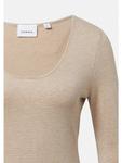 Вязаный свитер в цвете 82W2_песочный comma - фото 6