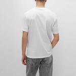 Футболка с принтом логотипа HUGO BOSS, белый - фото 6