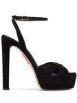 Aquazzura босоножки на платформе, черный - фото