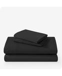 Набор ультрамягких простыней из микрофибры King Bare Home, черный - фото