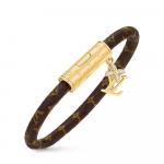 Браслет LV Push Louis Vuitton, коричневый - фото 2