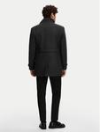 Шерстяное пальто обычного кроя Selected Homme, черный - фото 3