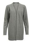 Вязаный кардиган OBJECT OBJLUNA, Mottled Grey - фото