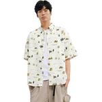 PEACEBIRD MEN Рубашка мужская Beige, Batch 1 - фото 5