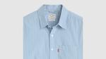 Рубашка Sunset One Pocket Standard Fit Levi's, Erica Stripe Soft Chambray Poplin - Blue - фото 6