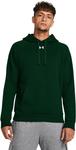 Толстовка Under Armour Rival Fleece, (301) Forest Green/White - фото