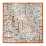 HERMES Шелковый шарф оранжевый Women's Orange, Orange - фото 5