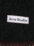 Acne Studios шарф с нашивкой-логотипом, черный - фото 2