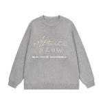 Свитер Unisex HARSH AND CRUEL, серый - фото