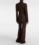 Шелковый блейзер Стефани Gabriela Hearst, коричневый - фото 3