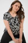 KAFFE CURVE Блузка 'Cami' в черном цвете - фото 5