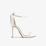 Атласные босоножки bellarosa на каблуке с бантом Steve Madden, бежевый - фото