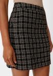 Мини-юбка TWEED  comma, цвет Mottled Black - фото