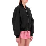 Куртка-бомбер Givenchy с логотипом на молнии, черная - фото 6