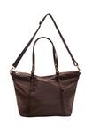 Сумка-шоппер Stradivarius CONTRAST SHOPPER , Dark Brown - фото 3