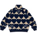 Куртка Heart pattern Fleece Jacket HUMAN MADE, черный - фото 5