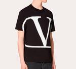 Футболка мужская черная Valentino, черный - фото 3