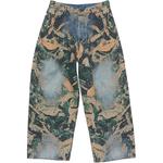 Широкие джинсы Acne Studios, коричневый - фото 3